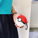 Wholesale Cute Design Cartoon Silicone Cover Skin for Airpod (1 / 2) Charging Case (Poke Ball)